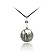 Corded NY Skyline Pendant