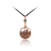 Corded Chicago Skyline Pendant