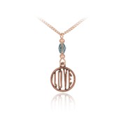 Love in Circle Chain Pendant