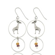 Giraffe Charm Earrings