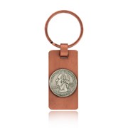 Quarter Key Ring