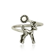 Adjustable Wire Fawn Ring