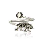 Adjustable Wire Bear Ring