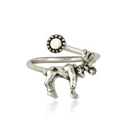 Adjustable Wire Moose Ring
