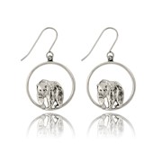 Bear Ring Earrings