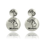 Michigan Post Drop Earrings