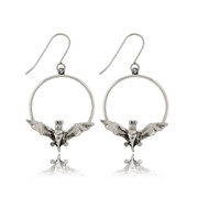 Bat Ring Earrings