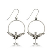 Bat Ring Earrings