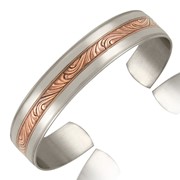 Polished Swirl Adjustable Cuff