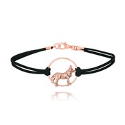 Wolf Ring Cord Bracelet