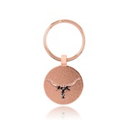 Longhorn Tab Key Ring