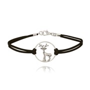 Deer Ring Cord Bracelet