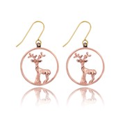 Deer Ring Earrings