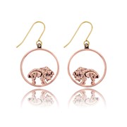 Buffalo Ring Earrings