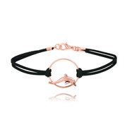 Dolphin Ring Cord Bracelet