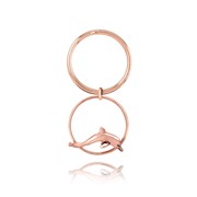Dolphin Ring Key Ring
