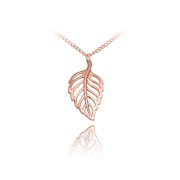 Small Open Leaf Pendant