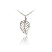 Small Open Leaf Pendant