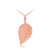 Medium Solid Leaf Pendant