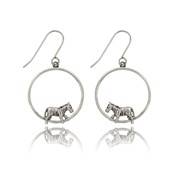 Zebra Ring Earrings