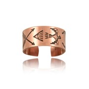 Native Symbols Adjustable Ring