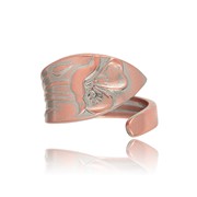 Lily Two-Tone Spoon Ring
