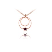 Swarovski Crystal Double Ring Pendant