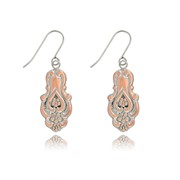 Heart Spoon Two-Tone Earrings