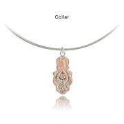 Heart Spoon Two-Tone Round Collar