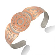 Tribal Design Two-Tone Cuff