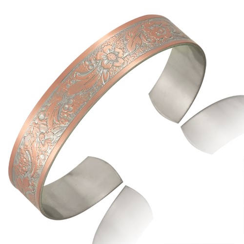 Two Tone Cuff Bangle